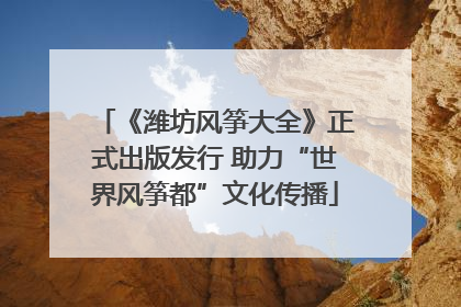 《潍坊风筝大全》正式出版发行 助力“世界风筝都”文化传播