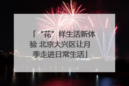 “花”样生活新体验 北京大兴区让月季走进日常生活