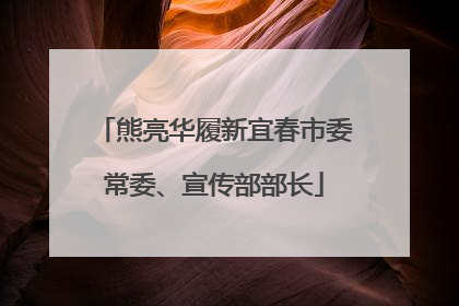 熊亮华履新宜春市委常委、宣传部部长