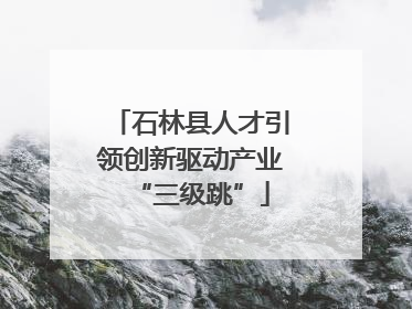 石林县人才引领创新驱动产业“三级跳”