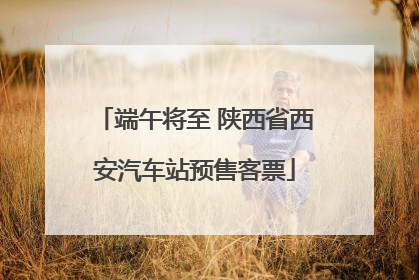 端午将至 陕西省西安汽车站预售客票