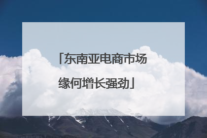 东南亚电商市场缘何增长强劲