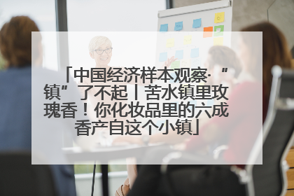 中国经济样本观察·“镇”了不起丨苦水镇里玫瑰香！你化妆品里的六成香产自这个小镇