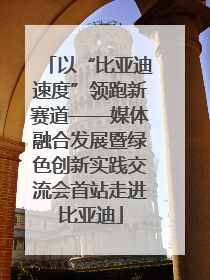 以“比亚迪速度”领跑新赛道——媒体融合发展暨绿色创新实践交流会首站走进比亚迪