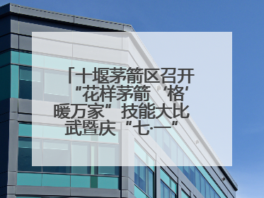 十堰茅箭区召开“花样茅箭‘格’暖万家”技能大比武暨庆“七·一”汇演活动