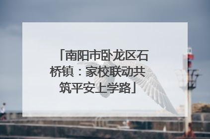 南阳市卧龙区石桥镇：家校联动共筑平安上学路