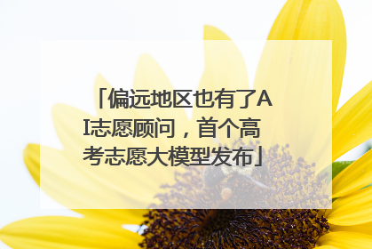偏远地区也有了AI志愿顾问，首个高考志愿大模型发布