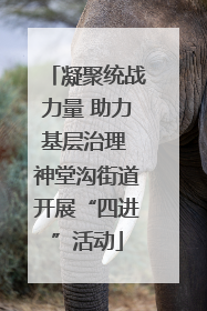 凝聚统战力量 助力基层治理 神堂沟街道开展“四进”活动