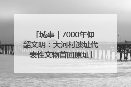城事｜7000年仰韶文明：大河村遗址代表性文物首回原址