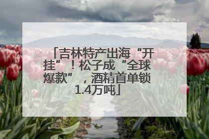 吉林特产出海“开挂”！松子成“全球爆款”，酒精首单锁1.4万吨