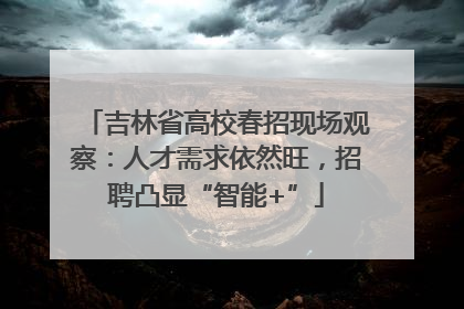 吉林省高校春招现场观察：人才需求依然旺，招聘凸显“智能+”