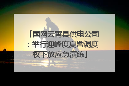国网云霄县供电公司：举行迎峰度夏暨调度权下放应急演练
