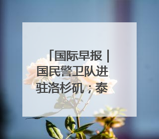 国际早报｜国民警卫队进驻洛杉矶；泰柬同意调整军队部署