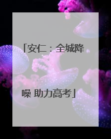 安仁：全城降噪 助力高考