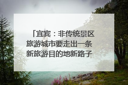 宜宾：非传统景区旅游城市要走出一条新旅游目的地新路子｜话锦绣·说安逸