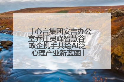 心言集团安吉办公室乔迁灵峰智慧谷 政企携手共绘AI泛心理产业新蓝图