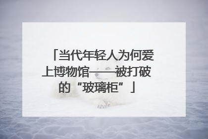 当代年轻人为何爱上博物馆——被打破的“玻璃柜”