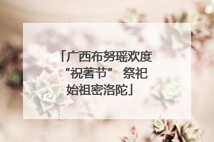 广西布努瑶欢度“祝著节” 祭祀始祖密洛陀