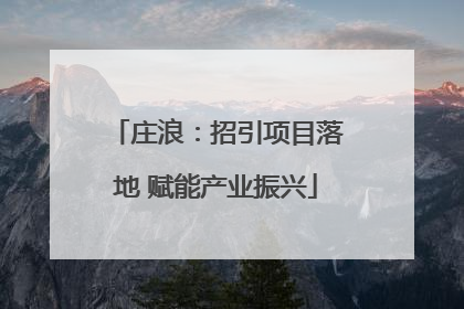 庄浪：招引项目落地 赋能产业振兴