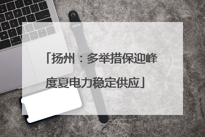 扬州：多举措保迎峰度夏电力稳定供应