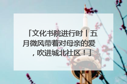 文化书院进行时丨五月微风带着对母亲的爱，吹进城北社区！