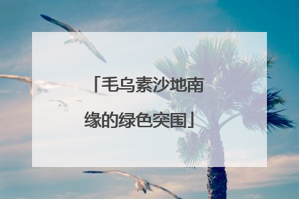 毛乌素沙地南缘的绿色突围