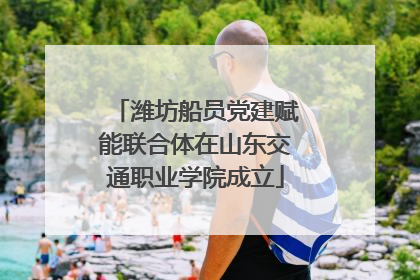 潍坊船员党建赋能联合体在山东交通职业学院成立