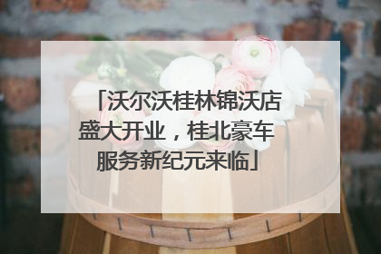 沃尔沃桂林锦沃店盛大开业，桂北豪车服务新纪元来临