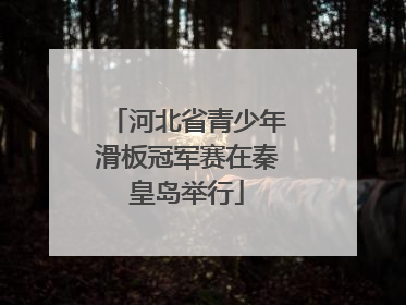 河北省青少年滑板冠军赛在秦皇岛举行