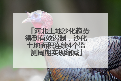 河北土地沙化趋势得到有效遏制，沙化土地面积连续4个监测周期实现缩减