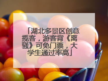 湖北多景区创意揽客，游客背《离骚》可免门票，大学生通过率高