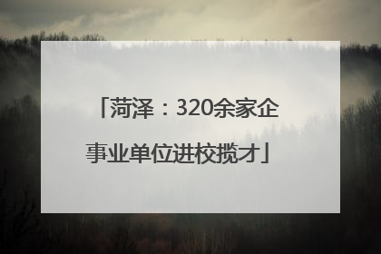 菏泽：320余家企事业单位进校揽才