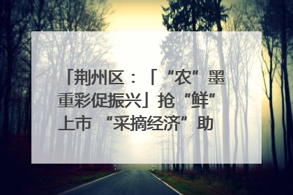 荆州区：「“农”墨重彩促振兴」抢“鲜”上市 “采摘经济”助农“甜蜜增收”