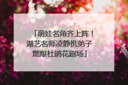萌娃名角齐上阵！湖艺名师凌静携弟子燃爆杜鹃花剧场