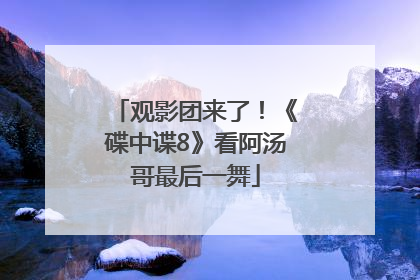 观影团来了！《碟中谍8》看阿汤哥最后一舞