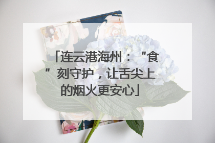 连云港海州：“食”刻守护，让舌尖上的烟火更安心