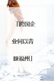 跨国企业何以青睐福州