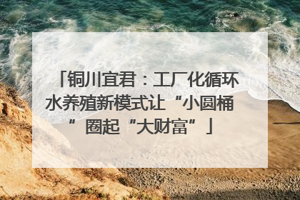 铜川宜君：工厂化循环水养殖新模式让“小圆桶”圈起“大财富”