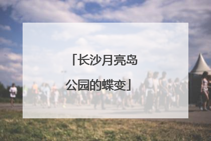 长沙月亮岛公园的蝶变