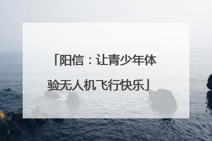 阳信：让青少年体验无人机飞行快乐