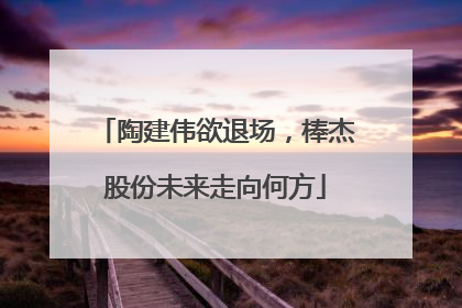 陶建伟欲退场，棒杰股份未来走向何方