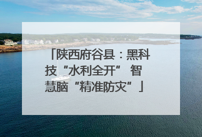 陕西府谷县：黑科技“水利全开” 智慧脑“精准防灾”
