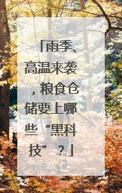 雨季、高温来袭，粮食仓储要上哪些“黑科技”？
