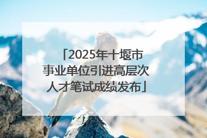 2025年十堰市事业单位引进高层次人才笔试成绩发布