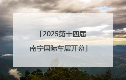 2025第十四届南宁国际车展开幕