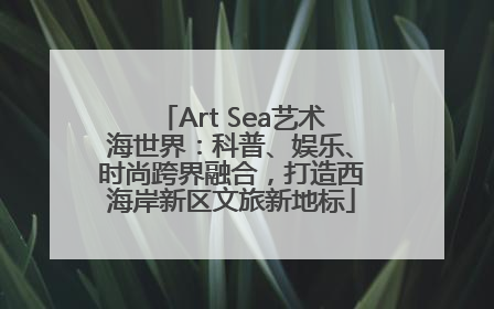 Art Sea艺术海世界：科普、娱乐、时尚跨界融合，打造西海岸新区文旅新地标