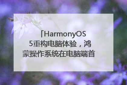HarmonyOS 5重构电脑体验，鸿蒙操作系统在电脑端首次亮相丨新经济观察